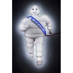 Φωτιζόμενη Πινακίδα Michelin Ανθρωπάκι Κόκκινο - LED - 24V - 23cm