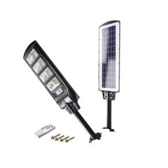 Φωτιστικό Δρόμου LED Makalon 5000lm | Ηλιακό, Στεγανό, Τηλεχειρισμός | 6500K