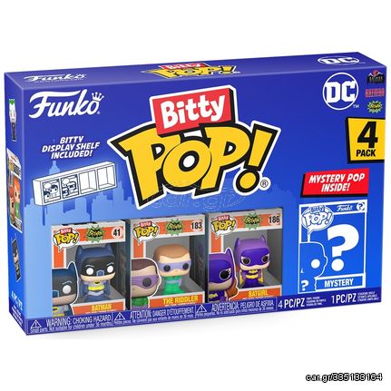 Funko Bitty Pop! 4-Pack: DC - Batman Adam West Vinyl Figures