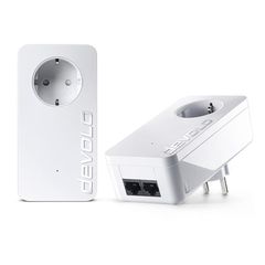 Devolo LAN Komfort Powerline Διπλού Kit για Ενσύρματη Σύνδεση με Passthrough Πρίζα και 2 Θύρες Ethernet