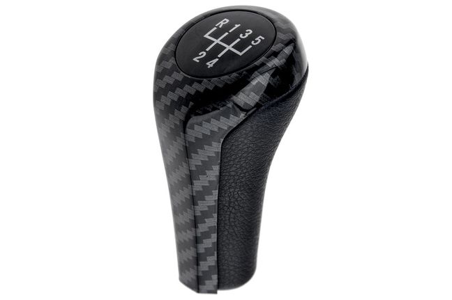 Πόμολο ταχυτητων 5 ταχύτητες για BMW CARBON BMW E46/E60/E61/E62/E63/E90/E91E/92,X1/X3/X5 -