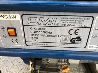 Μονοφασική Γεννητρια CMI 220V. 3,5kwa-thumb-5