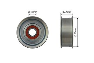 Τεντωτήρας, ιμάντας poly-V