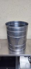 ΚΑΔΟΣ ΑΠΟΡΠΙΜΑΤΩΝ INOX Φ40 Χ 50CM