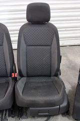 Σαλόνι κομπλέ VW Tiguan 5NA μαύρο ύφασμα-thumb-1