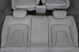 Σαλόνι κομπλέ AUDI A5 8T Coupe γκρι δέρμα (3 πόρτες)-thumb-3