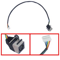 Βύσμα Τροφοδοσίας DC Power Jack Socket για Laptop Dell Inspiron 1470 17R N7010 N7110 N7010 P08E DD0UM9TH100 DD0VM9TH102 Y9FHW 0Y9FHW με καλωδιοταινία 23cm 5pins ( Κωδ.3158 )