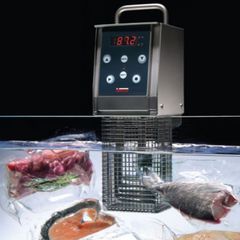 Συσκευή Roner Sous vide Μαγειρικής Χειρός Softcooker Sirman  Ιταλίας. Διαστάσεις: 13×26×38