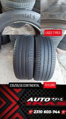 2 ΕΛΑΣΤΙΚΑ 235/55/18 CONTINENTAL DOT(1621) **AUTO IKAS**