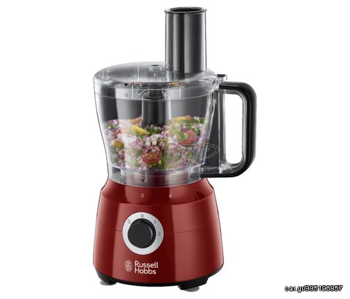 Russell Hobbs 24730-56 Desire Πολυμίξερ 600W με Κάδο 2.5lt και Κανάτα Μπλέντερ Κόκκινο