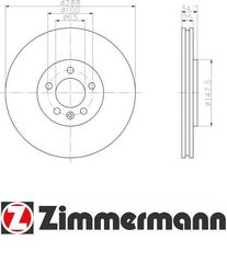 Δισκόπλακα εμπρόσθια 288x25 (ΚΑΙΝΟΥΡΓΙΑ) ,SKODA ,OCTAVIA '4'  1996-2010