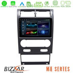 Bizzar M8 Series Ford Mondeo 2004-2007 8core Android12 4+32GB Navigation Multimedia Tablet 9″