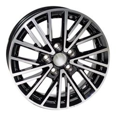 REPLICA ΖΑΝΤΕΣ VW 1363 15X6.5 ET38 5-112 BLACK MACHINED FACED