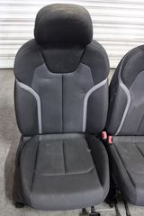 Σαλόνι κομπλέ AUDI Q2 81A μαύρο-γκρι ύφασμα-thumb-2