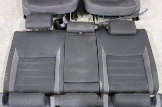 Σαλόνι κομπλέ SKODA Octavia 5E9 Combi Facelift μαύρο-γκρι ύφασμα-thumb-3