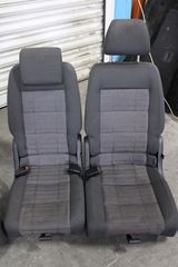 Σαλόνι κομπλέ VW Touran 1T μαύρο-γκρι ύφασμα (5 θέσεις)-thumb-4