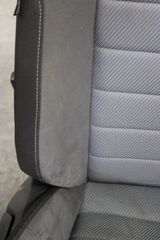 Σαλόνι κομπλέ VW Golf 7 5G4 RLine μαύρο-γκρι ύφασμα-alcantara (5 πόρτες)-thumb-7