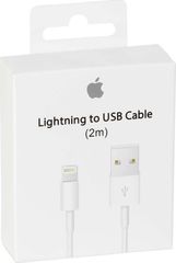 Apple USB-A to Lightning Cable Λευκό 2m (MD819ZM/A)