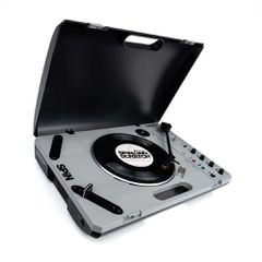 RELOOP Spin Turntable with Preamplifier and Built-in Speakers Gray - Reloop-thumb-4