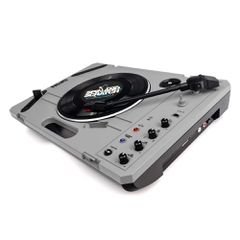 RELOOP Spin Turntable with Preamplifier and Built-in Speakers Gray - Reloop-thumb-1