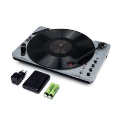 RELOOP Spin Turntable with Preamplifier and Built-in Speakers Gray - Reloop-thumb-5
