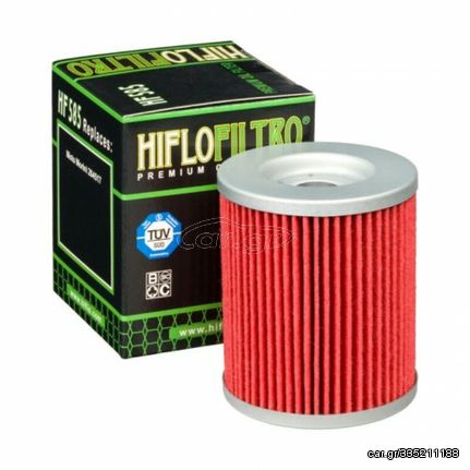 Κωδ.232306 HIFLOFILTRO φίλτρο λαδιού HF585 για MOTO MORINI CORSARO 1200 VELOCE 08-16 / MOTO MORINI GRANPASSO 1200 08-16 τηλ.215-215-8211