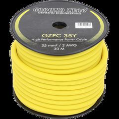 Ground Zero GZPC 35Y Καλώδιο Ρεύματος-Γείωσης 2AWG (Κουλούρα 30m)