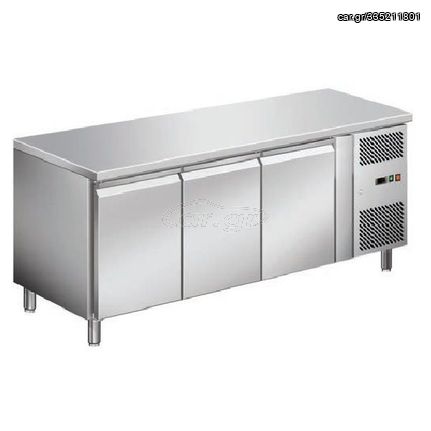 ΠΡΟΣΦΟΡΑ!!! KARAMCO GN3100TN/BACK Ψυγείο Πάγκος Συντήρησης με 3 Πόρτες - 1790x700x850mm