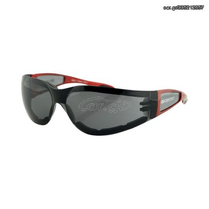 Γυαλιά Ηλίου Bobster Shield 2 Gloss Red Frame Smoked Lens Κόκκινο-Μαύρο