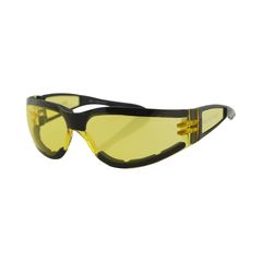 Γυαλιά Ηλίου Bobster Sunglass Shield 2 Gloss Black Frame Yellow Lens Μαύρο-Κίτρινο | MPN ESH204