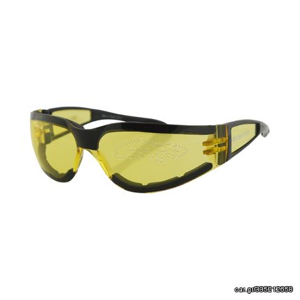 Γυαλιά Ηλίου Bobster Sunglass Shield 2 Gloss Black Frame Yellow Lens Μαύρο-Κίτρινο | MPN ESH204