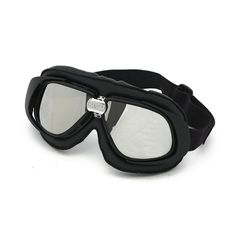 Bandit Γυαλιά / Μάσκα Αναβάτη Μοτοσυκλέτας Μαύρο Δέρμα με Light Smoke Φακούς | Classic Goggles
