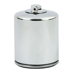 K & N Φίλτρο Λαδιού spin-on oil filter. With top nut. Chrome Χρώμιο για Harley Davidson 84-98(NU)Softail; 80-98(NU)FLT; 82-94(NU)FXR; L84-21 XL; 08-12(NU)XR1200; 97-02(NU)Buell