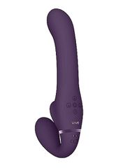 Ai - Dual Vibrating & Air Wave Tickler Strapless Strapon Purple