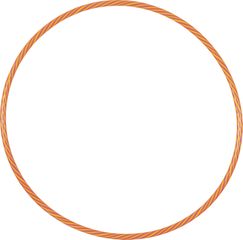 Amila Χούλα-Χουπ Δίχρωμο 70cm - Φ18mm - 260gr (48024)