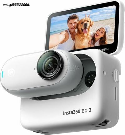 Insta360 GO3 (128gb) - Pocket Sized Action Camera, Waterproof -4m, 2.7K, 35g, Flow Stabilization - (CINSABKA/GO306)