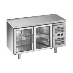 ΠΡΟΣΦΟΡΑ!!! KARAMCO GX-GN2100TNG-HC Inox Ψυγείο Πάγκος Συντήρησης με 2 Πόρτες & χωρίς Πανωσήκωμα - 136x70x85 cm