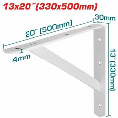 TOTAL ΓΩΝΙΑ Β.Τ ΛΕΥΚΗ 33 Χ 50cm (THDSB1320)