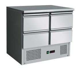 ΠΡΟΣΦΟΡΑ!!! KARAMCO S901-4D Inox Ψυγείο Πάγκος Συντήρησης με 4 Συρτάρια - 90x70x85 cm