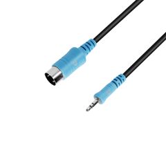 Adam Hall 3 STAR B WMIDI 0090 TRS/MIDI Cable Minijack TRS x MIDI 5-pole 0.9m - Adam Hall