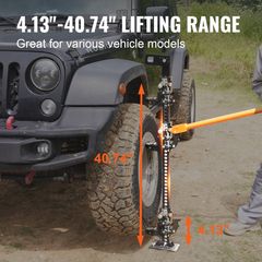 High Lift Farm Jack, 123cm Utility Farm Jack, 3200kg Capacity Ratcheting Off Road Utility-thumb-2