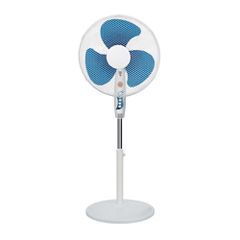 Telemax FS-1610M Ανεμιστήρας Ορθοστάτης 45W Διαμέτρου 40cm Λευκός