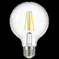 Λάμπα led Filament clear G95 E27 8W 230V 3000k θερμό λευκό φως 1060lm δέσμης 320°