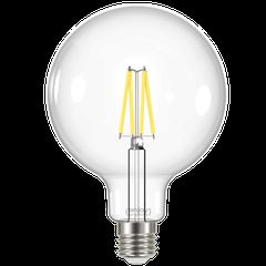 Λάμπα led Filament clear globe G125 E27 8W 230V 3000k θερμό λευκό φως 1060lm δέσμης 320° 15000h