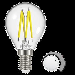 Λάμπα led Filament clear P45 E14 4W 230V 3000k θερμό φως 470lm δέσμης 320° ντιμαριζόμενη