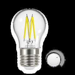 Λάμπα led Filament clear P45 E27 4W 230V 3000k θερμό λευκό φως 470lm δέσμης 320° ντιμαριζόμενη