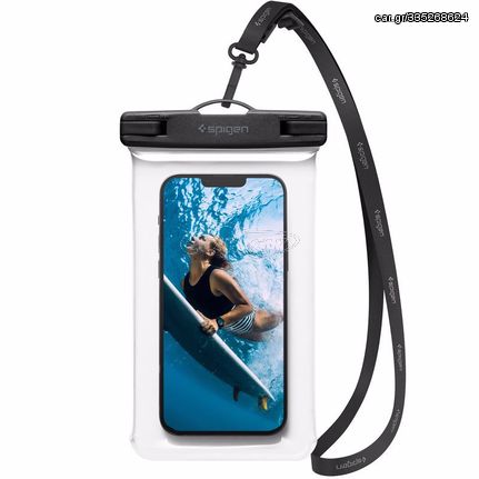 Spigen Aqua Shield A601 Waterproof Phone Case for up to 7 Inces. Crystal Clear
