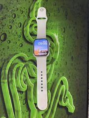 Apple Watch Series 7 Aluminium 45mm Αδιάβροχο με Παλμογράφο (Starlight)