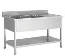 Λάντζα ανοιχτή με 2 γούρνες 50x50 cm, Διάσταση ---x70x85 cm-thumb-2
