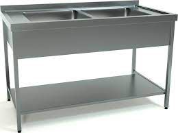 Λάντζα ανοιχτή με 2 γούρνες 50x50 cm, Διάσταση ---x70x85 cm-thumb-5